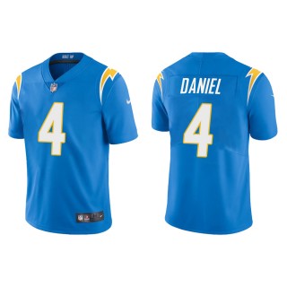 Men's Los Angeles Chargers Chase Daniel #4 Powder Blue Vapor Limited Jersey