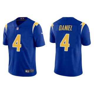 Men's Los Angeles Chargers Chase Daniel #4 Royal 2nd Alternate Vapor Limited Jersey