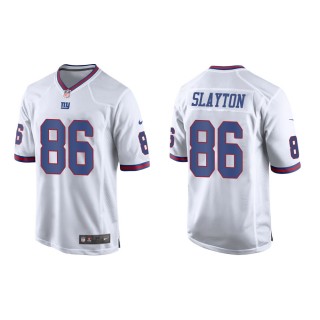 Men's New York Giants Darius Slayton #86 White Alternate Game Jersey