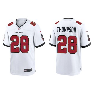 Men's Tampa Bay Buccaneers Darwin Thompson #28 White Game Jersey