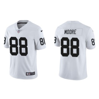 Men's Las Vegas Raiders David Moore #88 White Vapor Limited Jersey