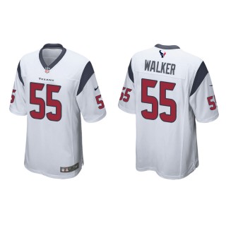 Men's Houston Texans DeMarcus Walker #55 White Game Jersey