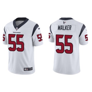 Men's Houston Texans DeMarcus Walker #55 White Vapor Limited Jersey
