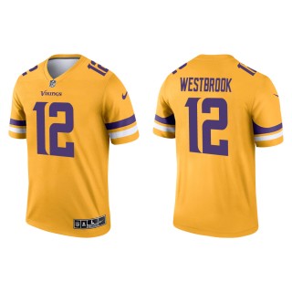 Men's Minnesota Vikings Dede Westbrook #12 Gold 2021 Inverted Legend Jersey