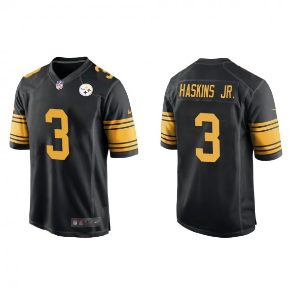 Men's Pittsburgh Steelers Dwayne Haskins Jr. #3 Black Alternate Game Jersey