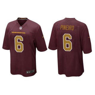 Men's Washington Football Team Eddy Pineiro #6 Burgundy Alternate Game Jersey