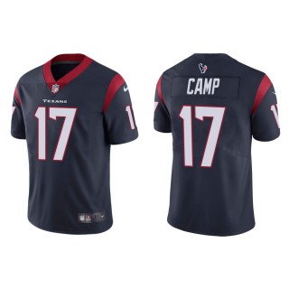 Men's Houston Texans Jalen Camp #17 Navy Vapor Limited Jersey