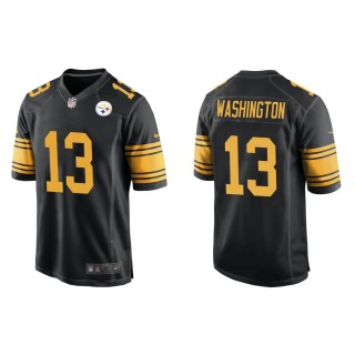 Men's Pittsburgh Steelers James Washington #13 Black Alternate Game Jersey
