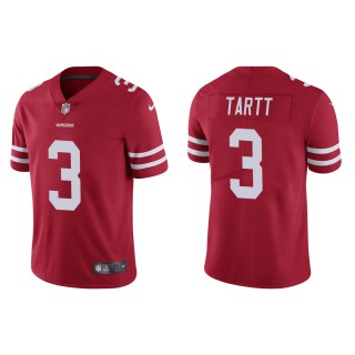 Men's San Francisco 49ers Jaquiski Tartt #3 Scarlet Vapor Limited Jersey