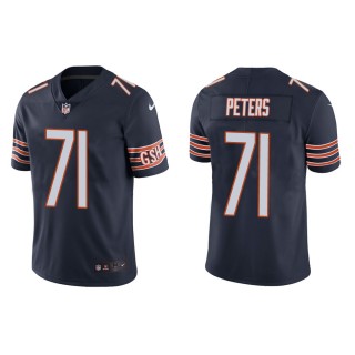 Men's Chicago Bears Jason Peters #71 Navy Vapor Limited Jersey