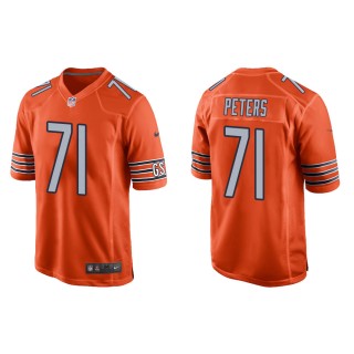 Men's Chicago Bears Jason Peters #71 Orange Alternate Game Jersey