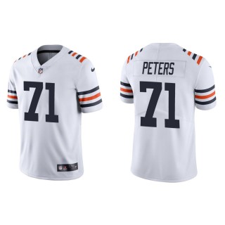 Men's Chicago Bears Jason Peters #71 White Classic Limited Jersey