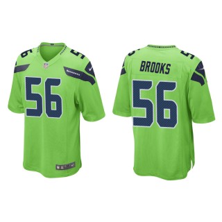 Men's Seattle Seahawks Jordyn Brooks #56 Neon Green Alternate Game Jersey