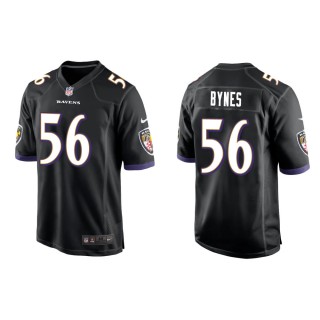 Men's Baltimore Ravens Josh Bynes #56 Black Game Jersey