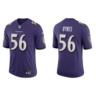 Men's Baltimore Ravens Josh Bynes #56 Purple Vapor Limited Jersey