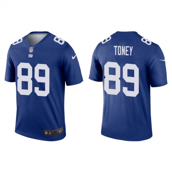 Men's New York Giants Kadarius Toney #89 Royal Legend Jersey