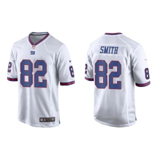 Men's New York Giants Kaden Smith #82 White Alternate Game Jersey