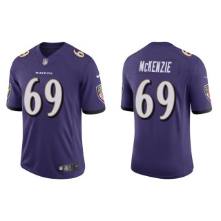 Men's Baltimore Ravens Kahlil McKenzie #69 Purple Vapor Limited Jersey