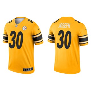 Men's Pittsburgh Steelers Karl Joseph #30 Gold 2021 Inverted Legend Jersey