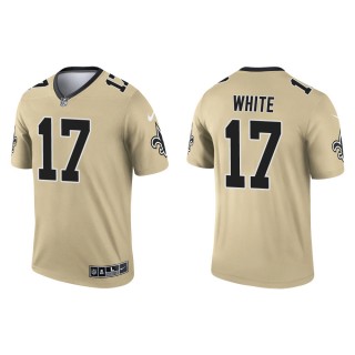 Men's New Orleans Saints Kevin White #17 Gold 2021 Inverted Legend Jersey