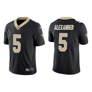 Men's New Orleans Saints Kwon Alexander #5 Black Vapor Limited Jersey