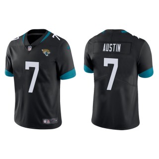 Men's Jacksonville Jaguars Tavon Austin #7 Black Vapor Limited Jersey