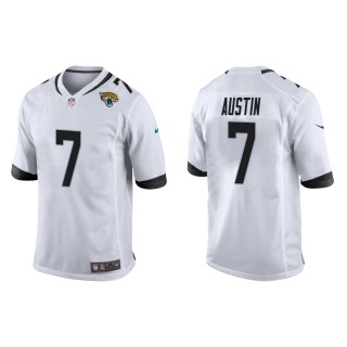Men's Jacksonville Jaguars Tavon Austin #7 White Game Jersey
