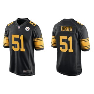 Men's Pittsburgh Steelers Trai Turner #51 Black Alternate Game Jersey