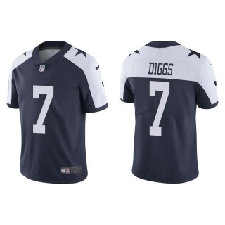 Men's Dallas Cowboys Trevon Diggs #7 Navy Alternate Vapor Limited Jersey