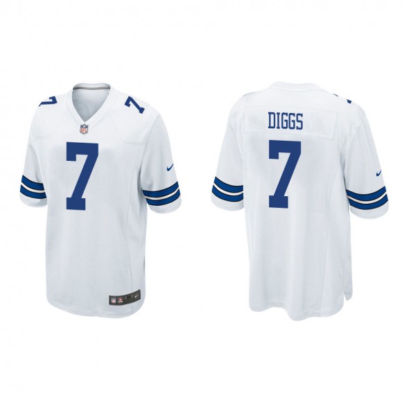 Men's Dallas Cowboys Trevon Diggs #7 White Game Jersey