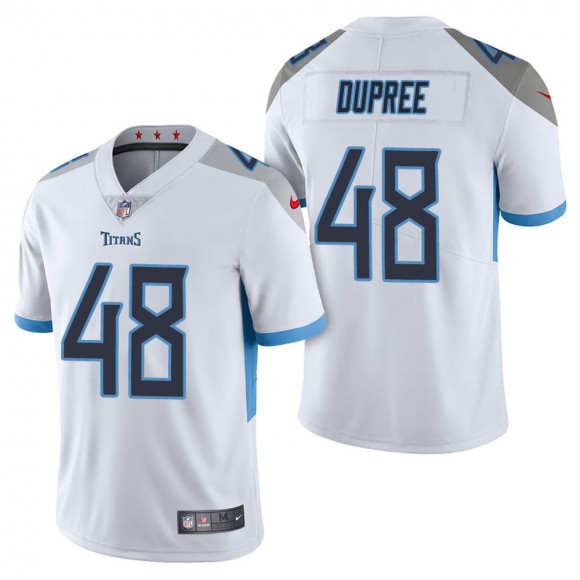 Men's Tennessee Titans Bud Dupree White Vapor Limited Jersey