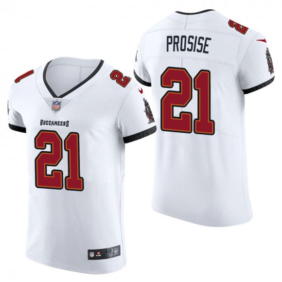 Men's Tampa Bay Buccaneers C.J. Prosise White Vapor Elite Jersey