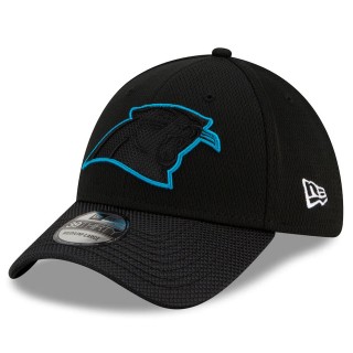 Carolina Panthers Black 2021 NFL Sideline Road 39THIRTY Hat
