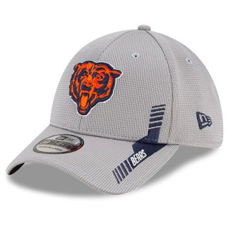 Chicago Bears Gray 2021 NFL Sideline Home 39THIRTY Hat