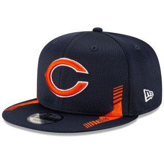 Chicago Bears Navy 2021 NFL Sideline Home C 9FIFTY Snapback Hat