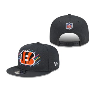 Bengals Charcoal 2021 NFL Crucial Catch 9FIFTY Snapback Adjustable Hat