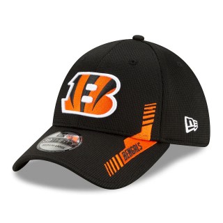 Cincinnati Bengals Black 2021 NFL Sideline Home 39THIRTY Hat