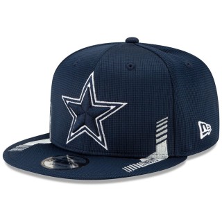 Dallas Cowboys Navy 2021 NFL Sideline Home 9FIFTY Snapback Hat