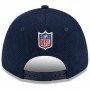 Dallas Cowboys Navy Black 2021 NFL Sideline Road 9FORTY Adjustable Hat