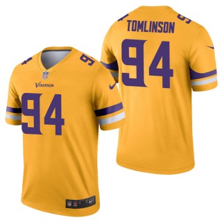 Men's Minnesota Vikings Dalvin Tomlinson Gold Inverted Legend Jersey