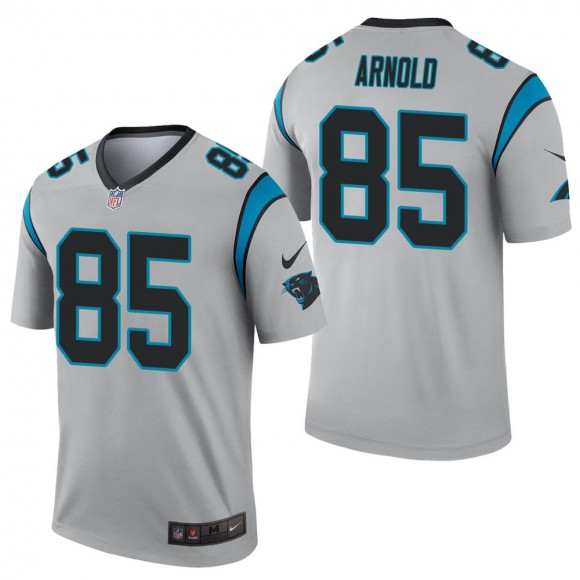 Men's Carolina Panthers Dan Arnold Silver Inverted Legend Jersey