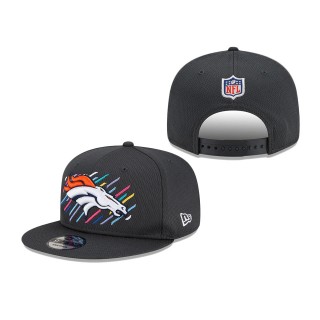 Broncos Charcoal 2021 Crucial Catch 9FIFTY Snapback Adjustable Hat