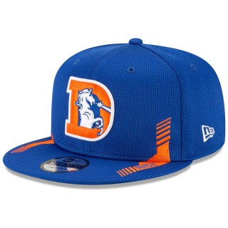 Denver Broncos Royal 2021 NFL Sideline Home Historic Logo 9FIFTY Snapback Hat