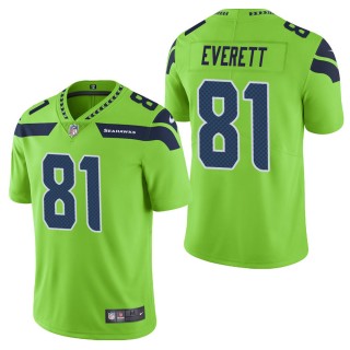 Men's Seattle Seahawks Gerald Everett Green Color Rush Limited Jersey
