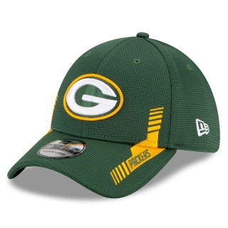 Green Bay Packers Green 2021 NFL Sideline Home 39THIRTY Hat
