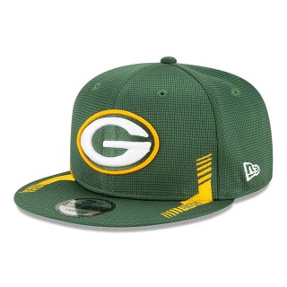 Green Bay Packers Green 2021 NFL Sideline Home 9FIFTY Snapback Hat