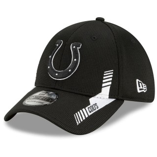 Indianapolis Colts Black 2021 NFL Sideline Home 39THIRTY Hat