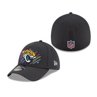 Jaguars Charcoal 2021 NFL Crucial Catch 39THIRTY Flex Hat
