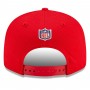 Kansas City Chiefs Red Black 2021 NFL Sideline Road 9FIFTY Snapback Hat