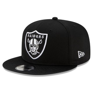 Las Vegas Raiders Black 2021 NFL Sideline Road 9FIFTY Snapback Hat